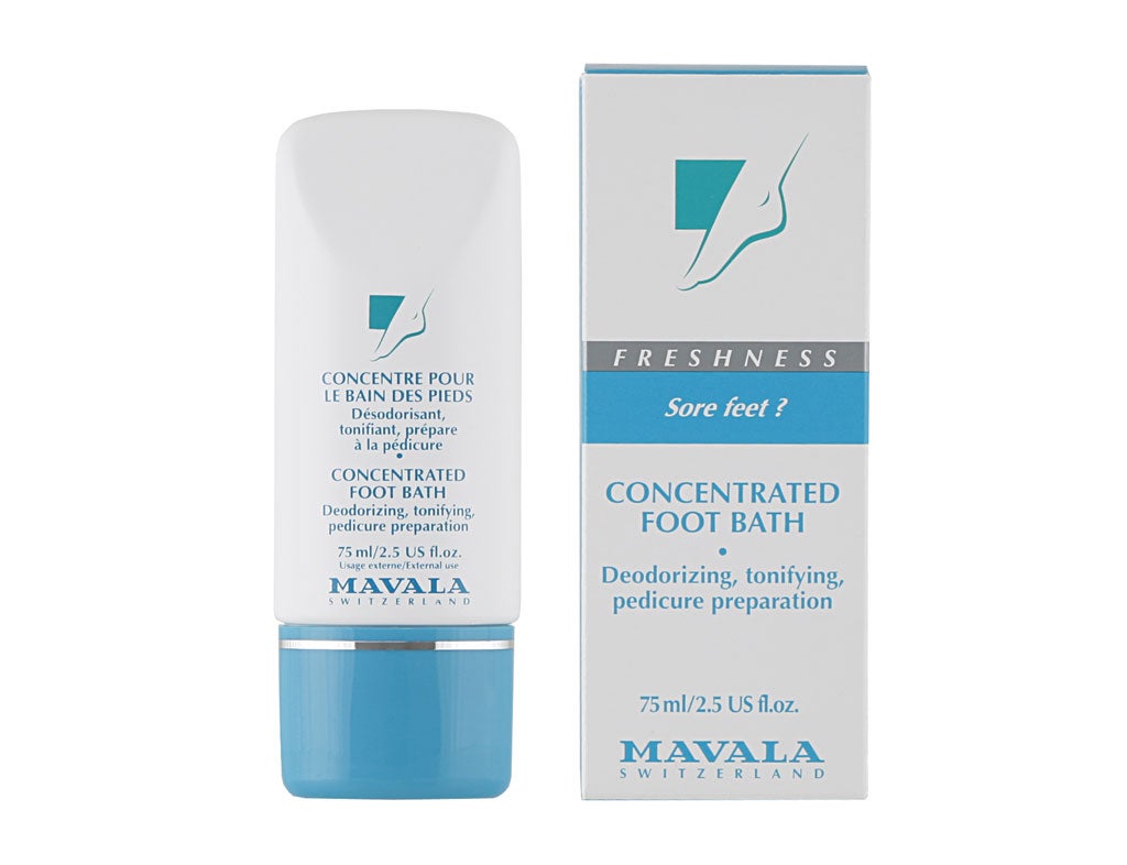Concentrated Foot Bath Soak

<p>Excellent pre-pedi softener</p>

<p>£11.95, Mavala, tel: 01732 459 412</p>