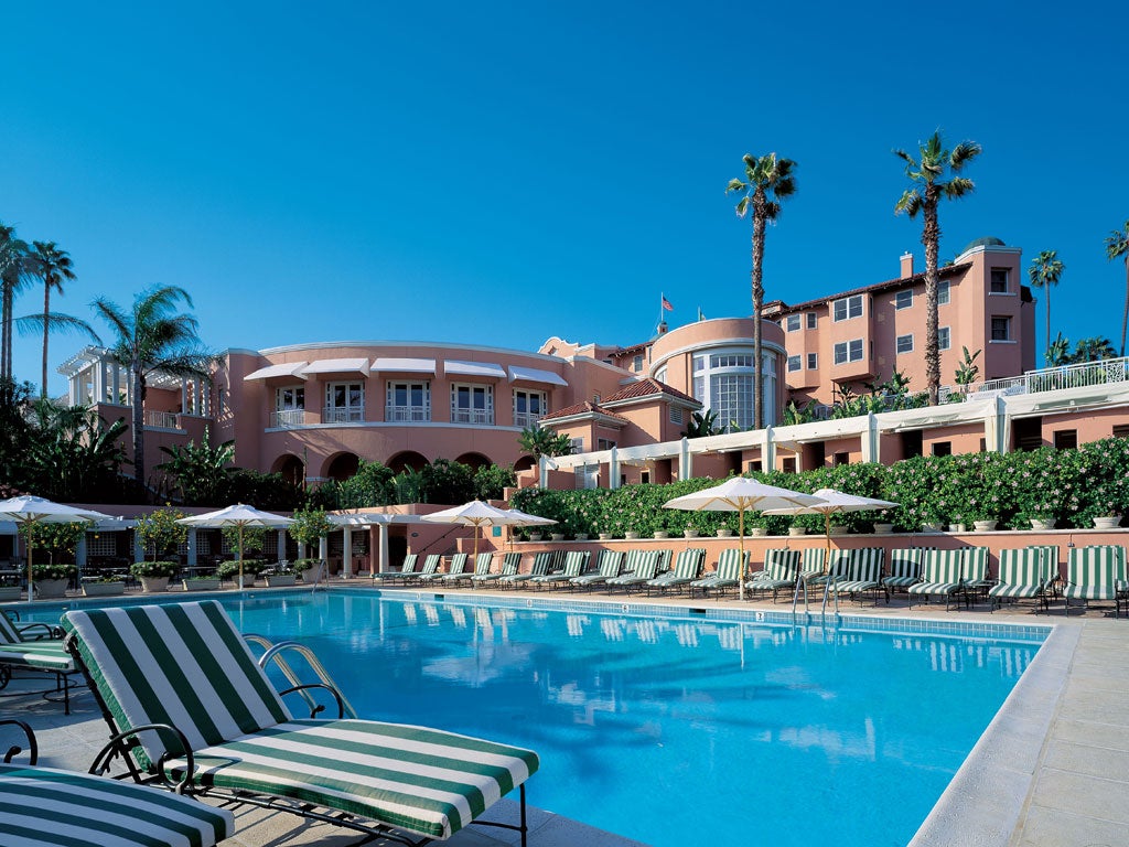 Beverly Hills Hotel, Los Angeles

<p>Since this hotel opened, a century ago this month, all manner of starlets have slinked in. Marlene Dietrich forced the Polo Lounge to ditch its "no slacks" policy for women in the 1940s; Liz Taylor brought glamour in the 1950s; Marilyn Monroe coveted bungalow No 7 in the 1960s; Faye Dunaway lounged poolside in the 1970s.</p>

<p>Beverly Hills Hotel, 9641 Sunset Boulevard, Los Angeles, US (001 310 276 2251; beverlyhillshotel.com). Doubles from US$495 (£330), room only.</p>