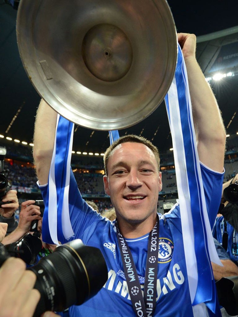 John Terry enjoys the limelight