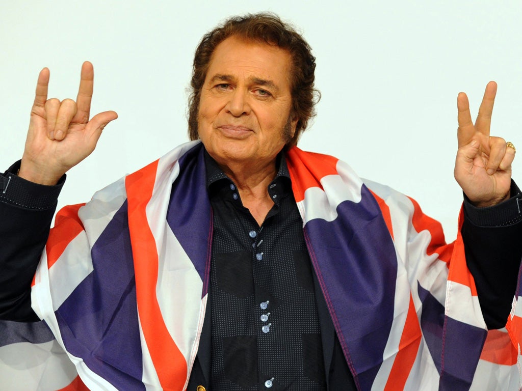 Englebert Humperdinck who will represent the UK