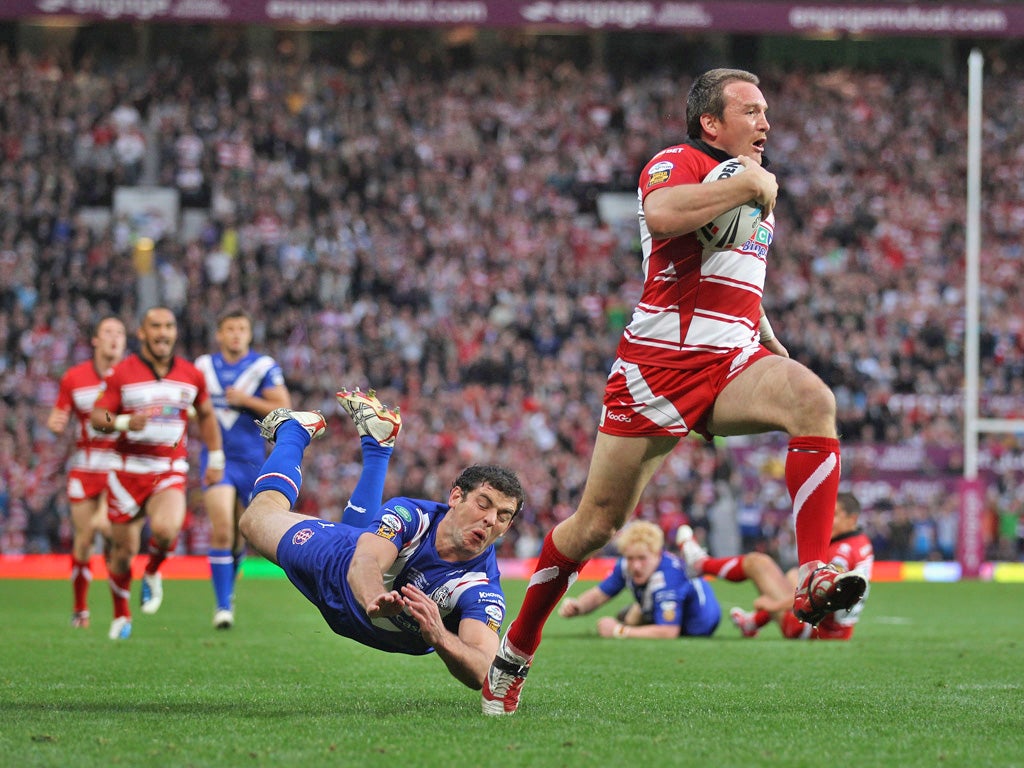 Martin Gleeson (right) tested positive for the banned steroid, MHA, in 2011