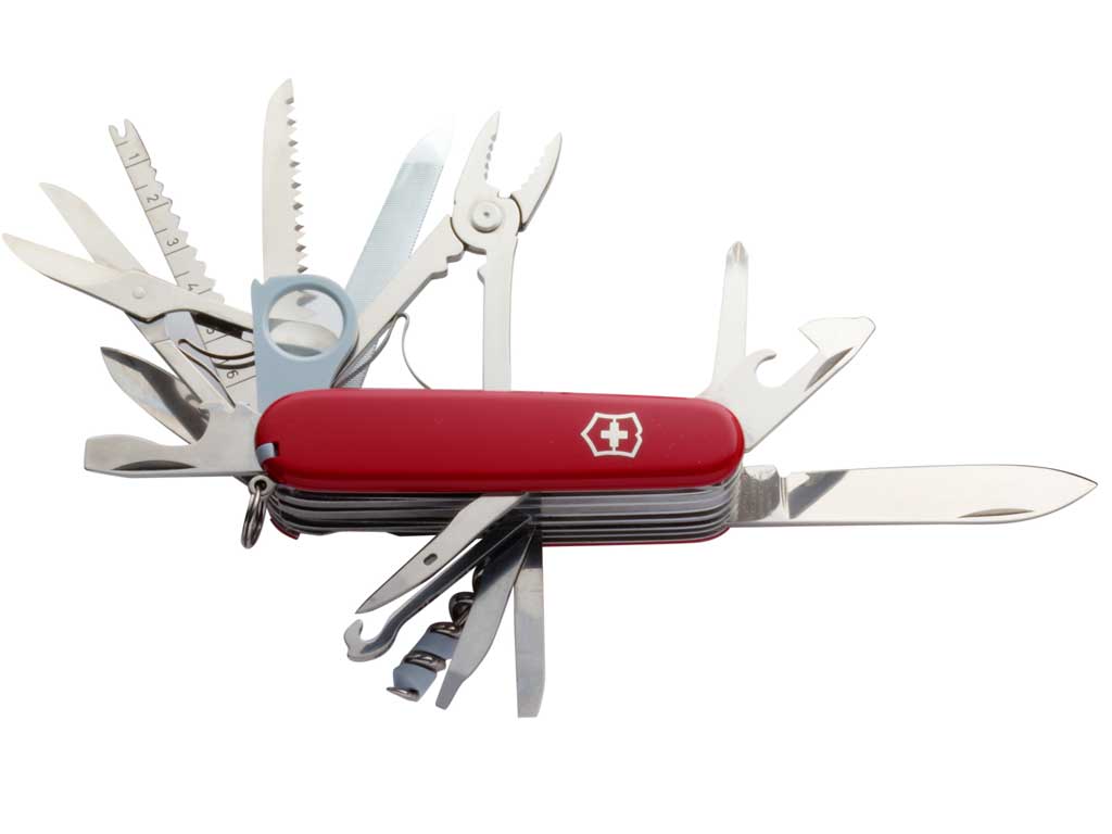 The doctor used a Swiss Army Knife instead of a sterile scalpel