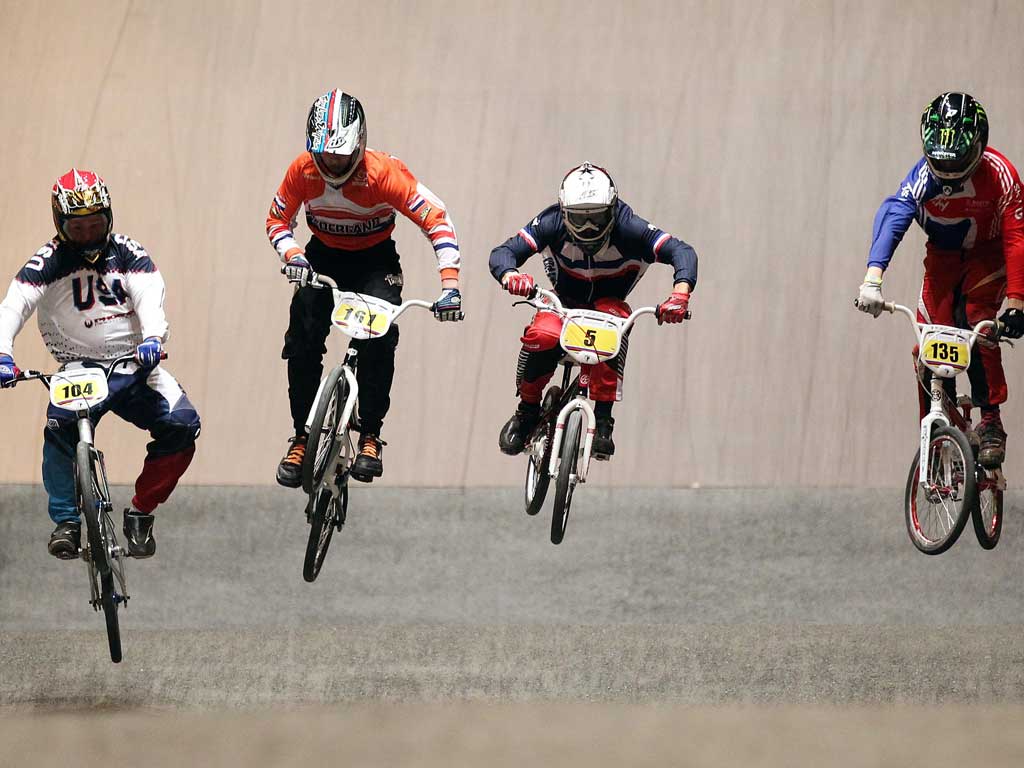 The Under 14 UCI BMX World Challenge during the BMX World Championships