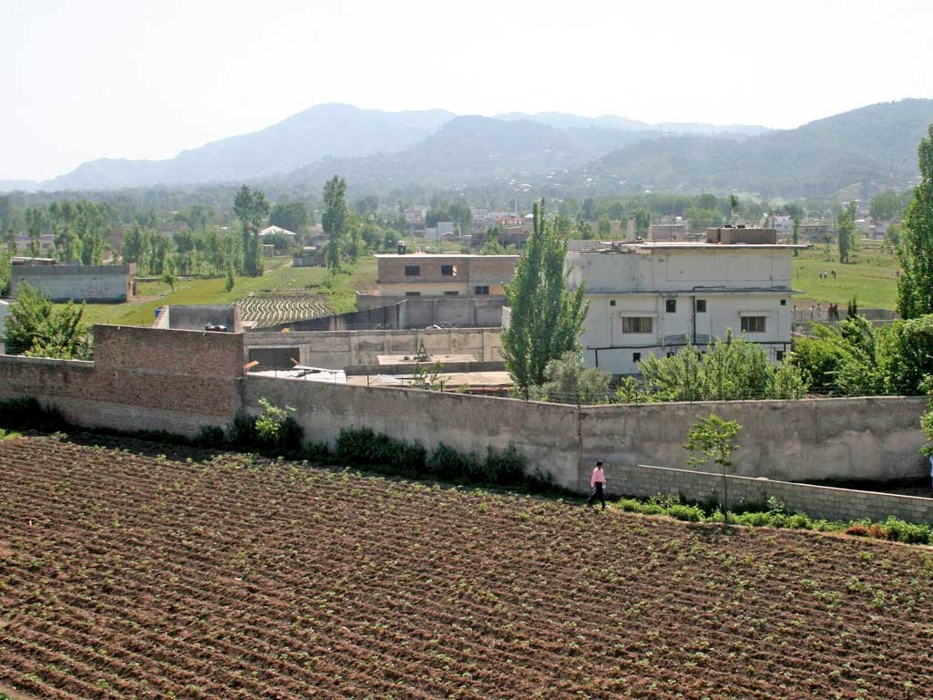 Osama bin Laden's compound in Abbottabad