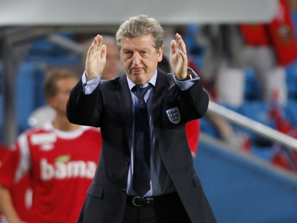 England manager Roy Hodgson