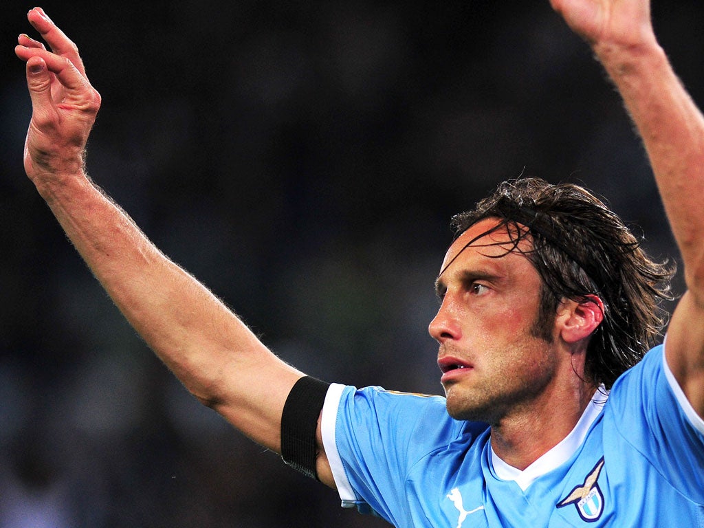 Lazio captain Stefano Mauri