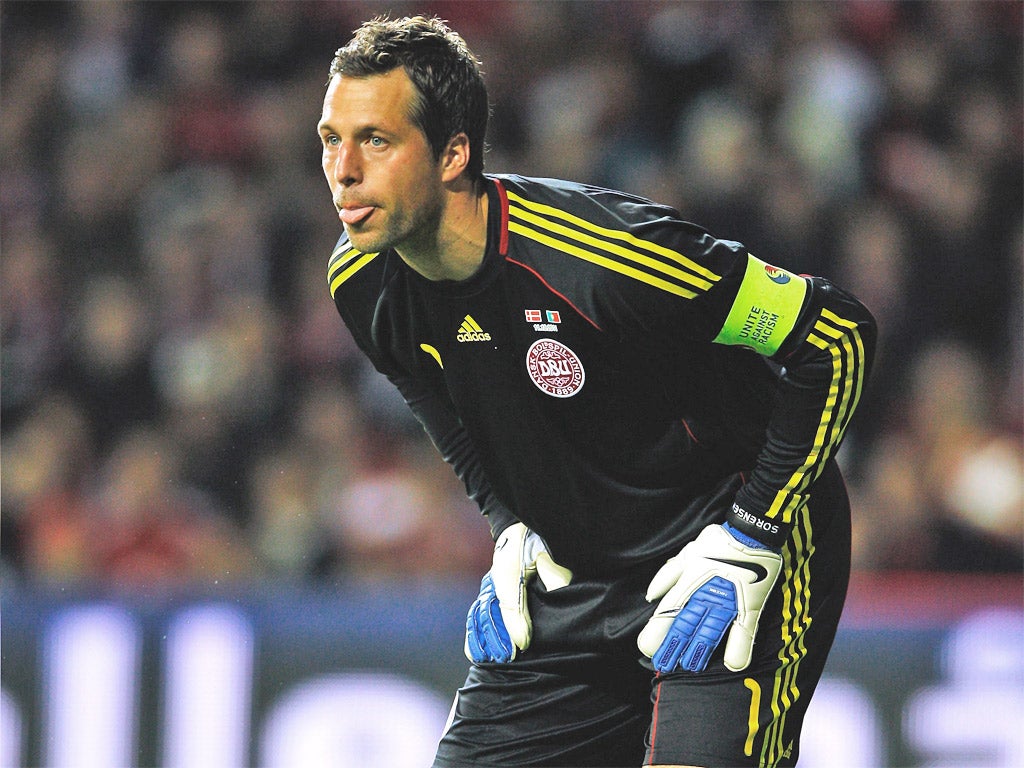 Thomas Sorensen retires 13 years after making his debut for Denmark