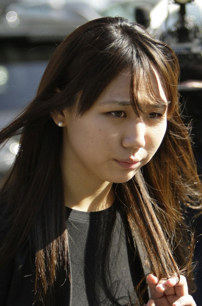 Alpha female: Rachel Lee's Audi A4 was used as the getaway car