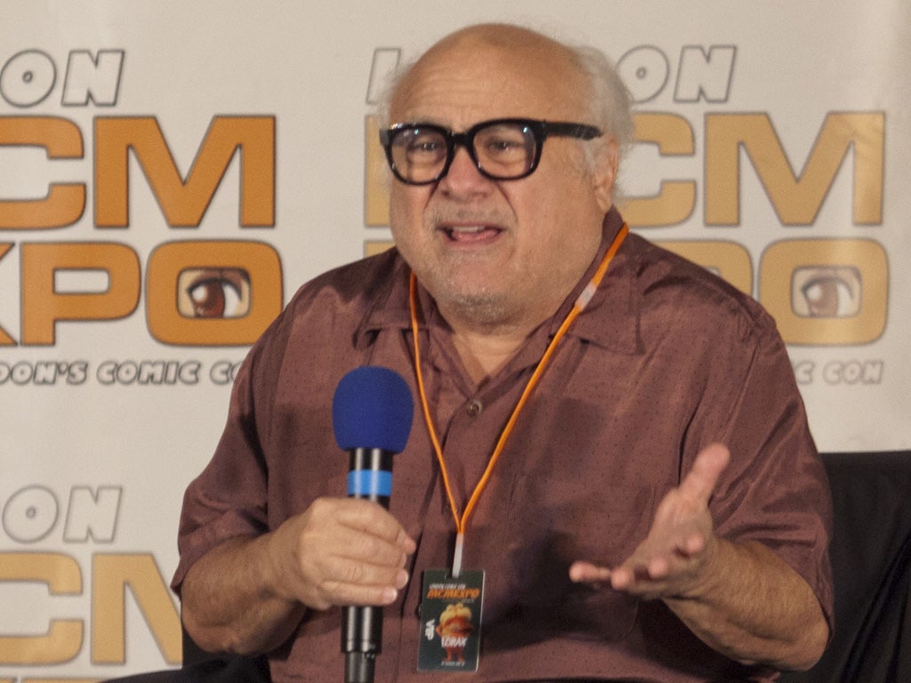 Actor Danny De Vito at the London MCM Expo