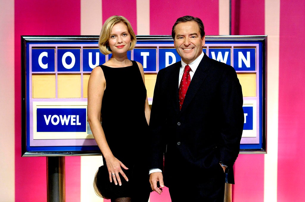 Countdown presenters Rachel Riley and Jeff Stelling