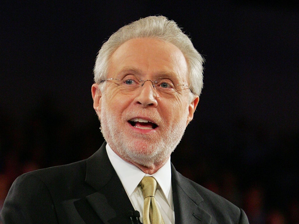 <b>Wolf Blitzer</b>
<br />Bearded, bespectacled, and a fixture of CNN's line-up for more than 20 years, the ever-reliable Blitzer should be required viewing in an election year. But viewing figures for his 4-6pm Situation Room, billed as a 'raw, unfiltered, and live' breaking news programme for the just-got-home-from-work crowd, are down more than half