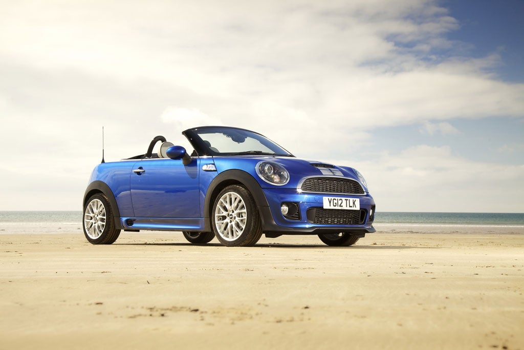 Firm favourite: The new Mini Cooper SD Roadster