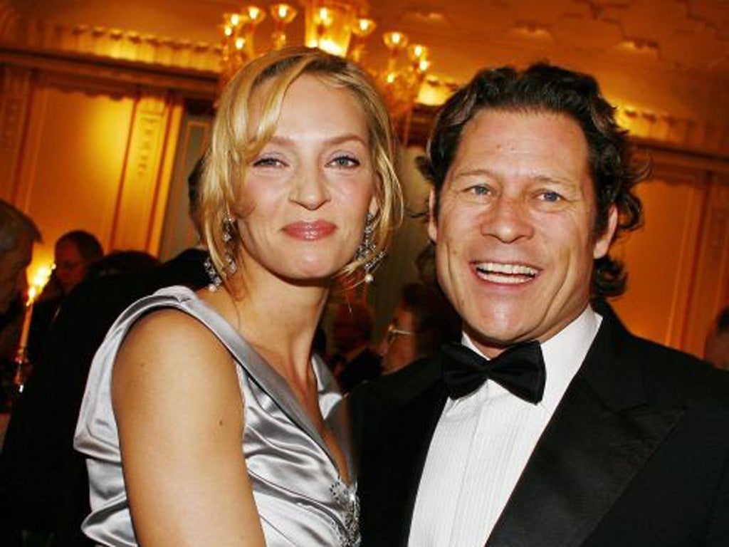 Fun guy: Arpad Busson with his movie star girlfriend Uma Thurman