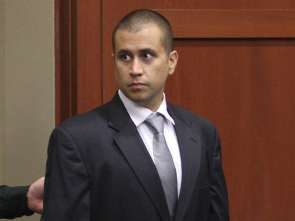 George Zimmerman, the neighbourhood watch captain accused of killing unarmed black teenager Trayvon Martin