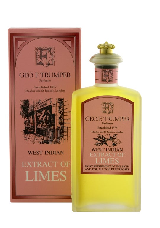 1. Extract of Limes: £36, Geo F Trumper, trumpers.com - This summery, citrus aftershave is a timeless classic that suits the warm weather. It’s fresh, clean and modern.