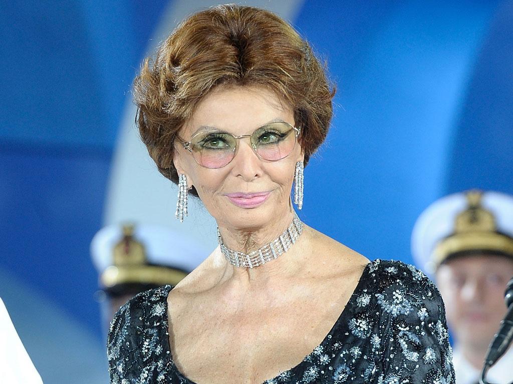 Sophia Loren attends the MSC Divina Cruise Ship Launch in Marseille, France