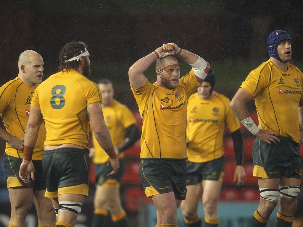 Australia were beaten by Scotland on home soil