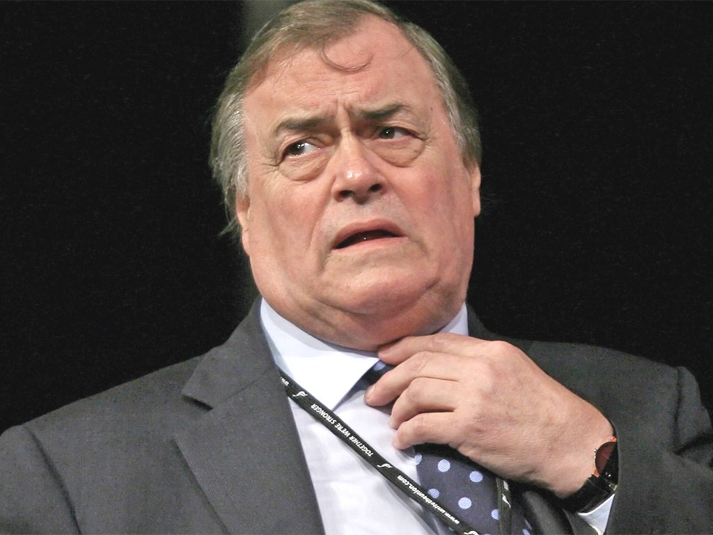 John Prescott is bidding to become Humberside police commissioner