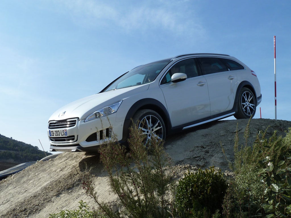 Versatile: The Peugeot 508 RXH is an upmarket hybrid SUV