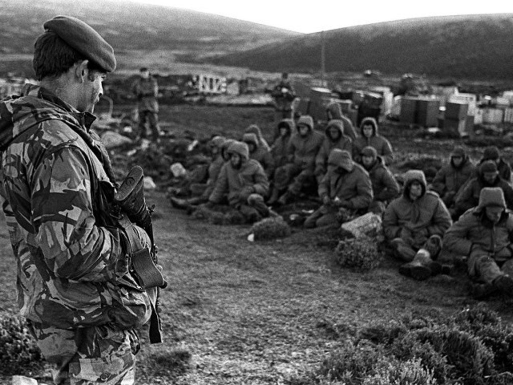 Victims of a junta’s macho pride: Argentinian soldiers captured after the Battle of Goose Green