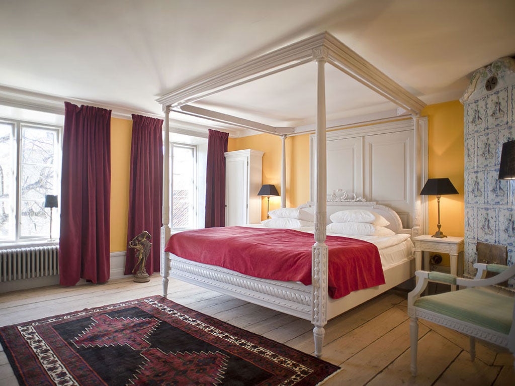 Prime time: the bedroom palettes are vivid