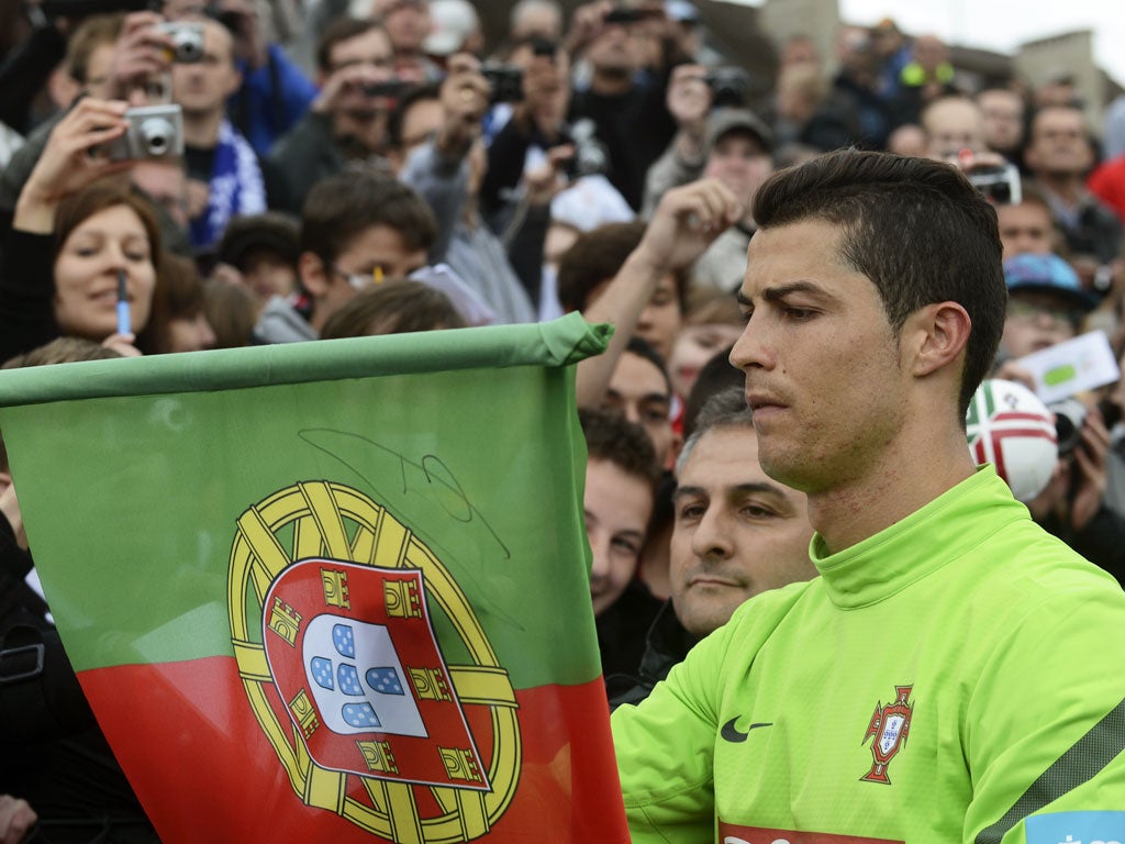 Portugal captain Cristiano Ronaldo