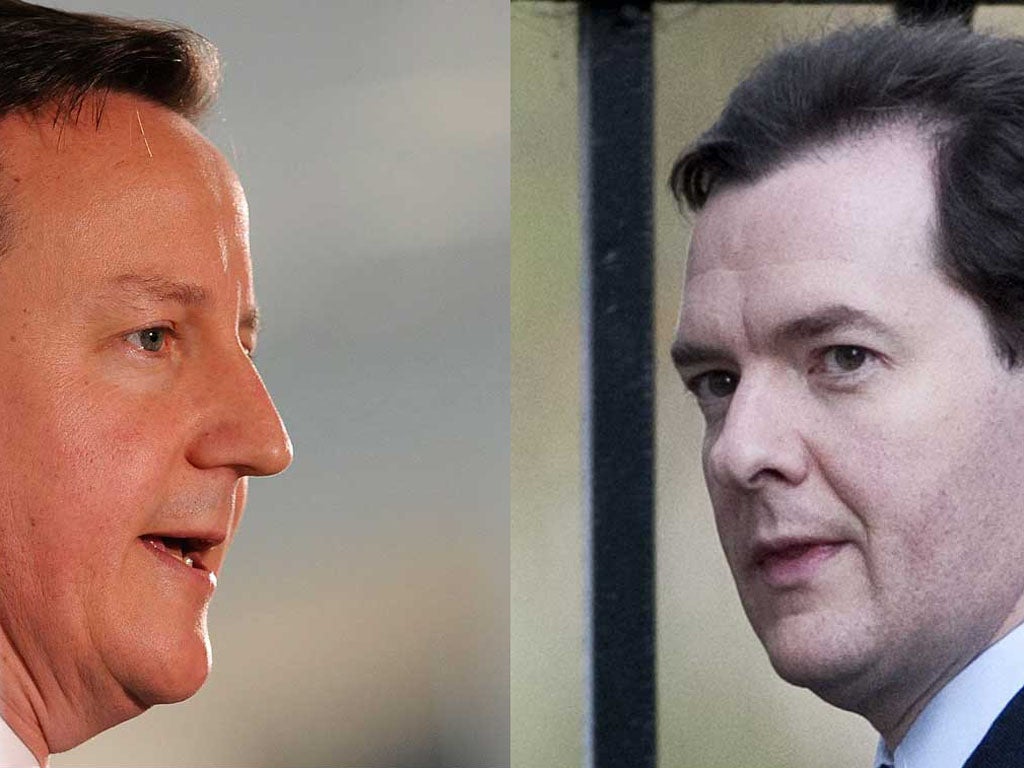 David Cameron and George Osborne