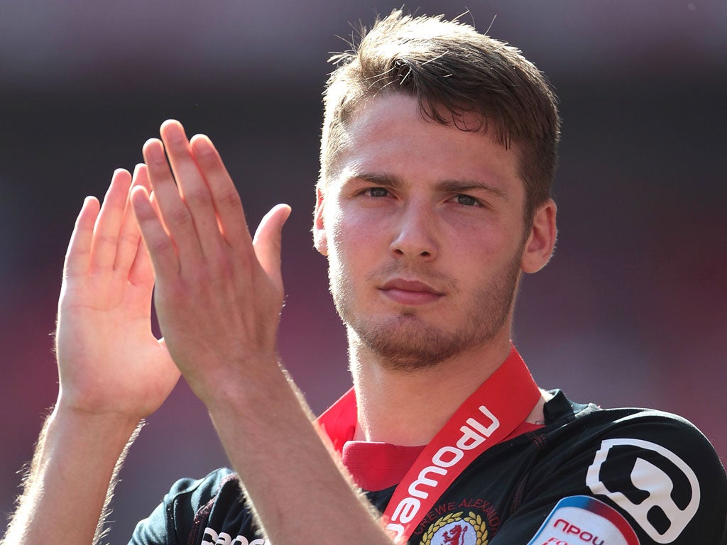 Nick Powell of Crewe