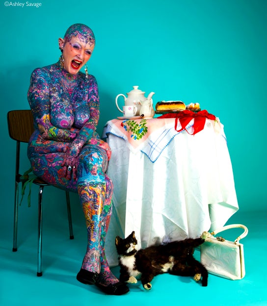 Isobel Varley - The World's Most Tattooed Senior Woman by Ashley Savage