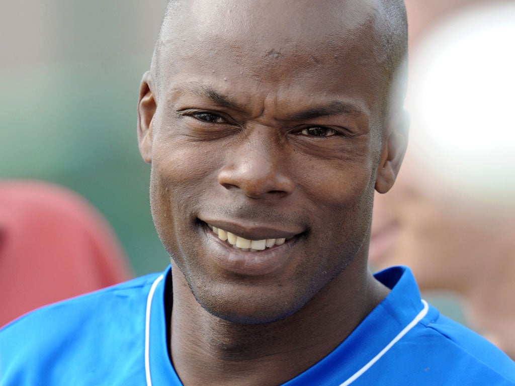 The former Arsenal striker Sylvain Wiltord