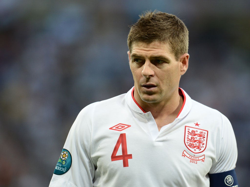 England captain Steven Gerrard