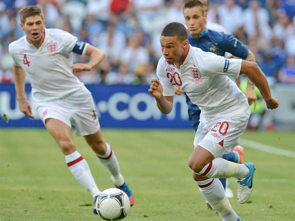 Alex Oxlade-Chamberlain made just 11 passes against France