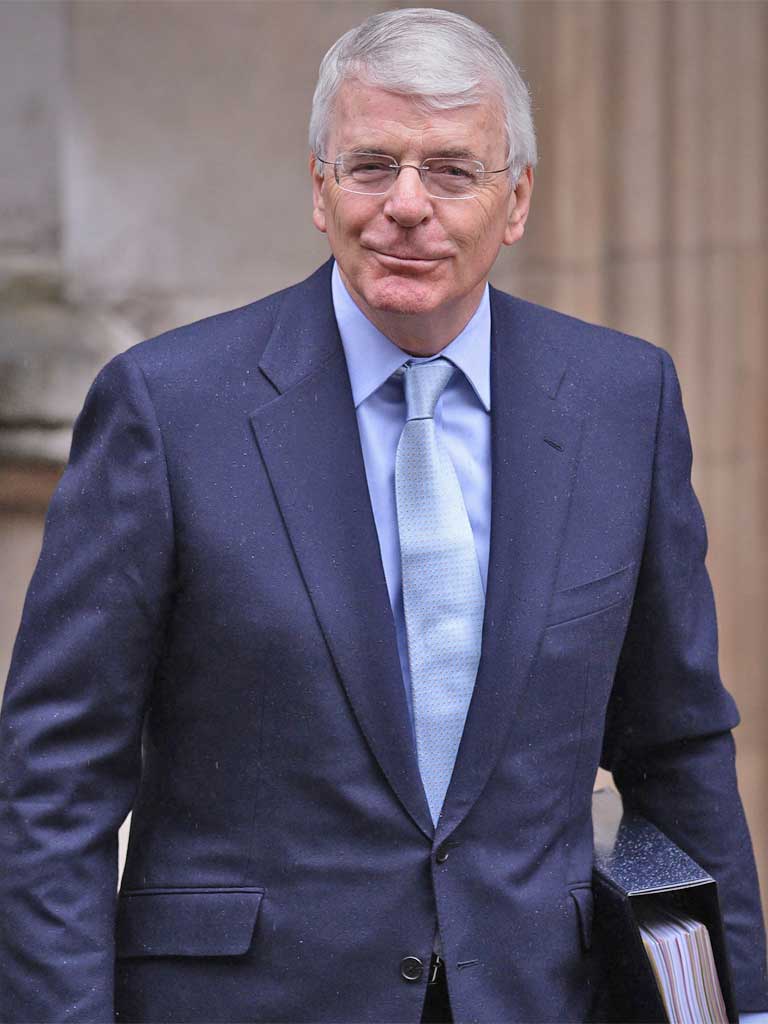 Major: 'There was no question of me changing our policies'