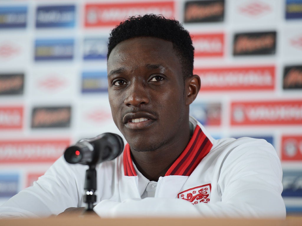 England striker Danny Welbeck