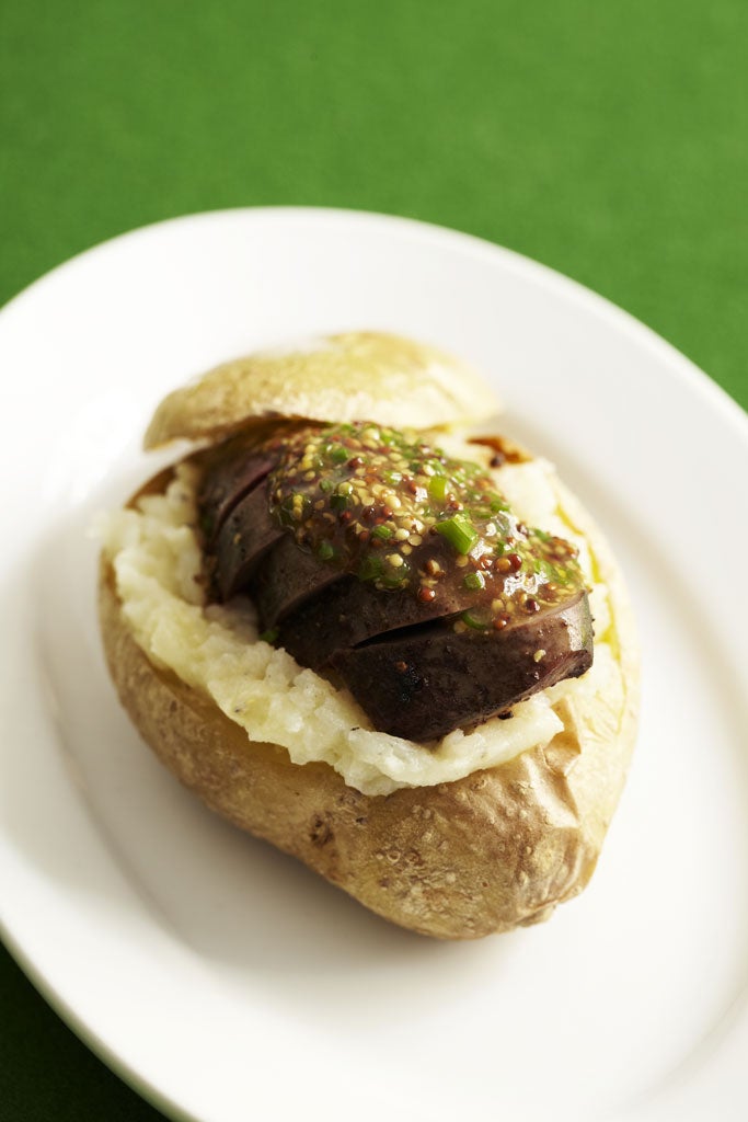 Baked potato Madame Fort