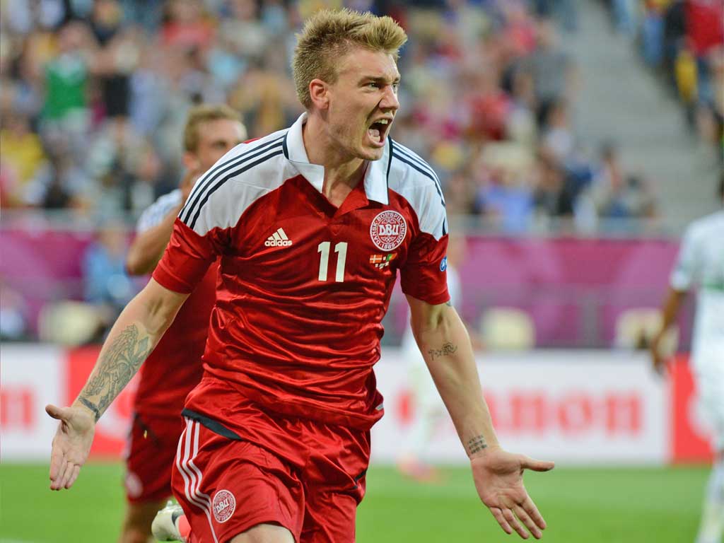 Michael Krohn-Dehli: Was lively once again attacking down the left and set up Bendtner’s first goal with clever header. 7 Dennis Rommedahl: Was fairly quiet and struggled to make much of an impact on the game. Disappointingly fai