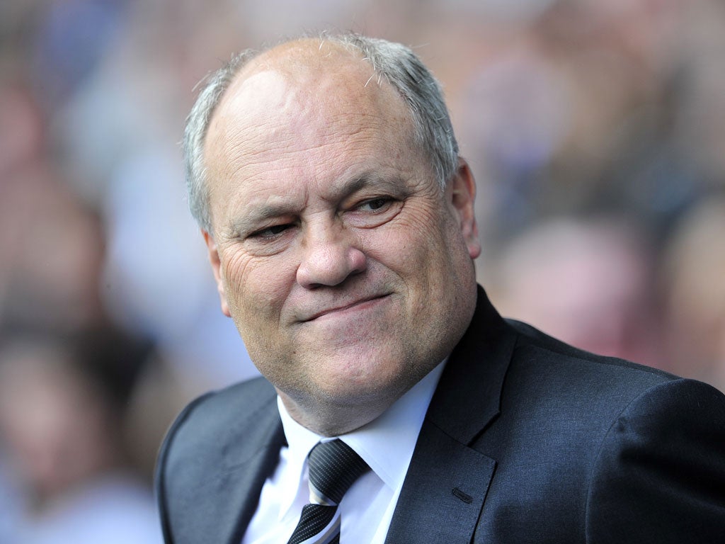 Fulham manager Martin Jol