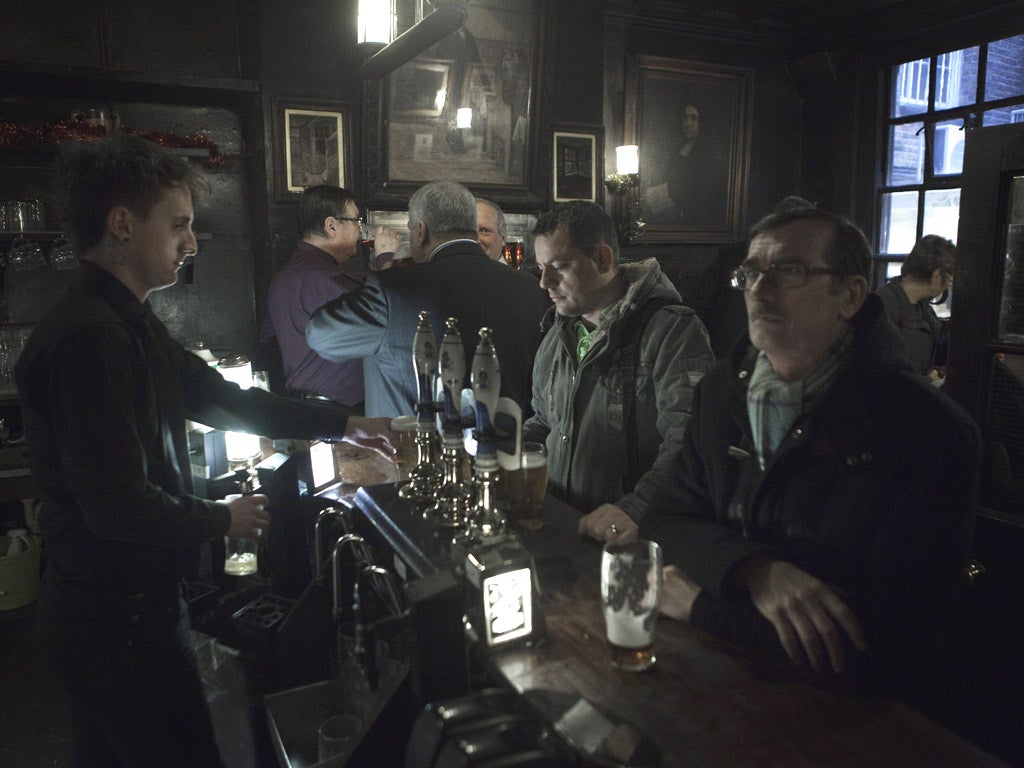 Ye Olde Cheshire Cheese pictured today. The tavern is one of London's oldest pubs was one of Charles Dickens' favourites