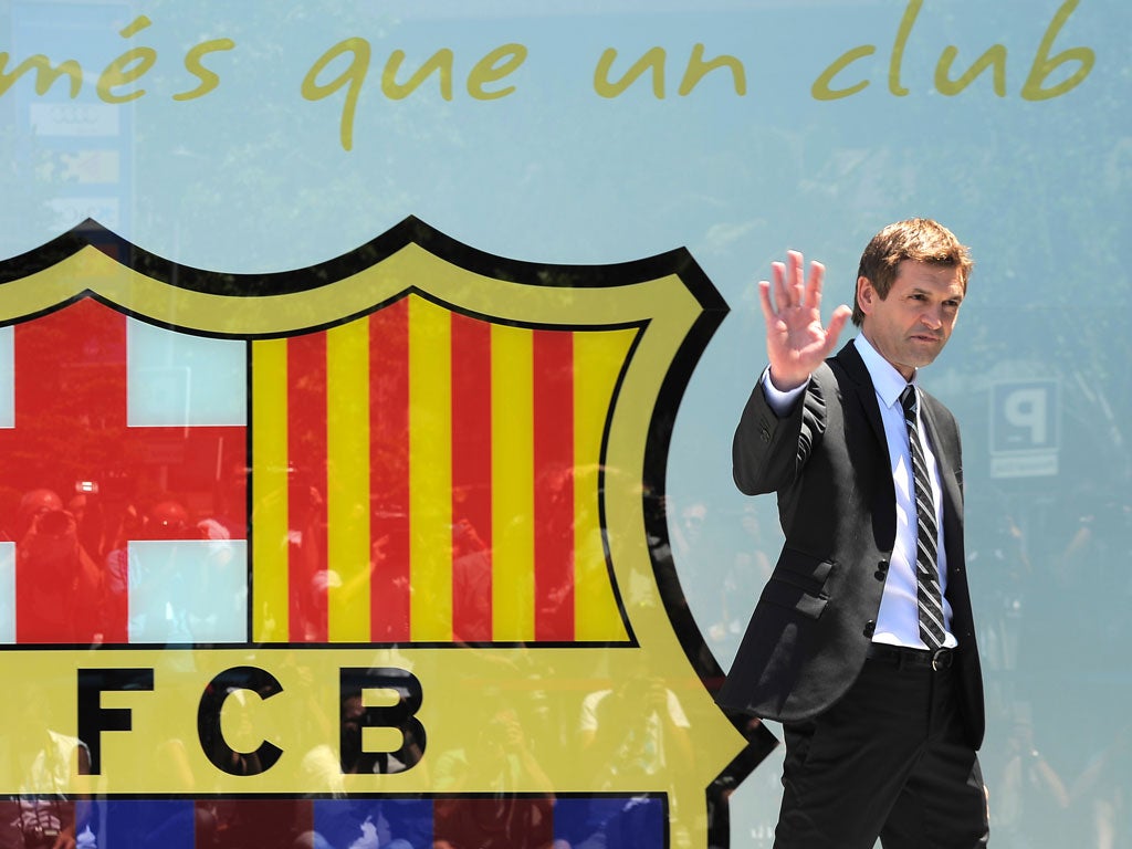 Barcelona coach Tito Vilanova