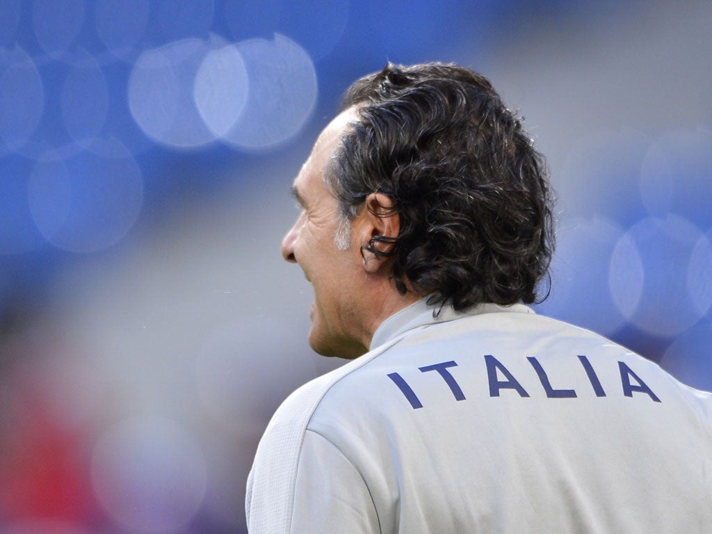 Italy coach Cesare Prandelli