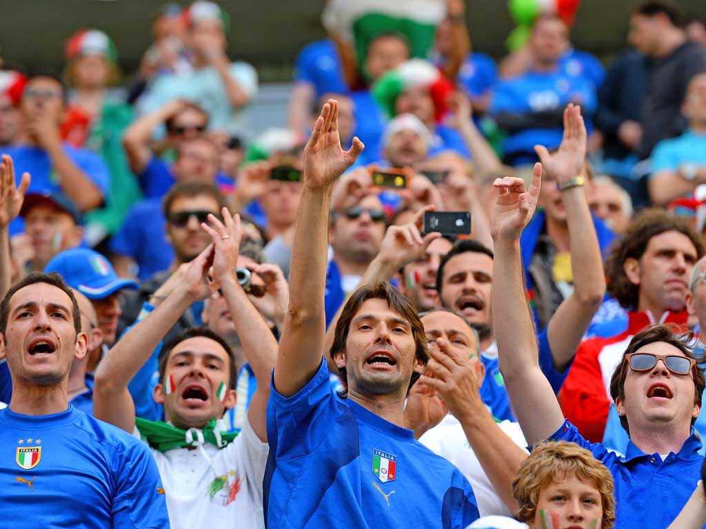The White Stripes’ 2003 hit “Seven Nation Army” is the chant to celebrate Euro 2012 goals
