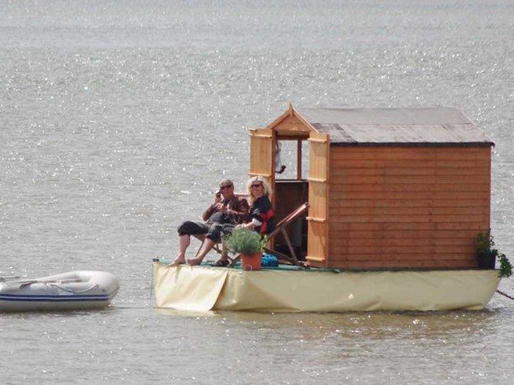 Unique shed category: Geoff Hill's 'Smuggler's Cove'