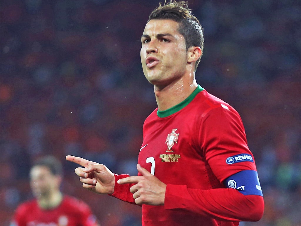 Ronaldo finally found the back of the net against the Netherlands - scoring twice