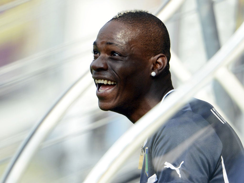 Italy striker Mario Balotelli