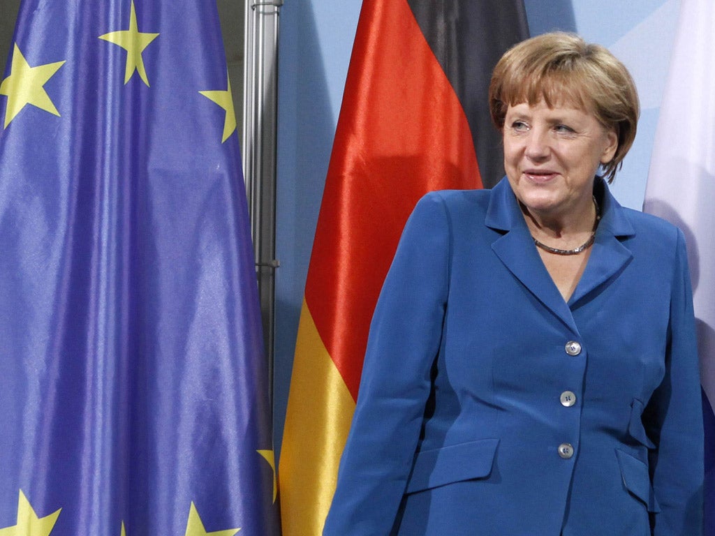 Total clarity: Ms Merkel has laid down Germany's new position