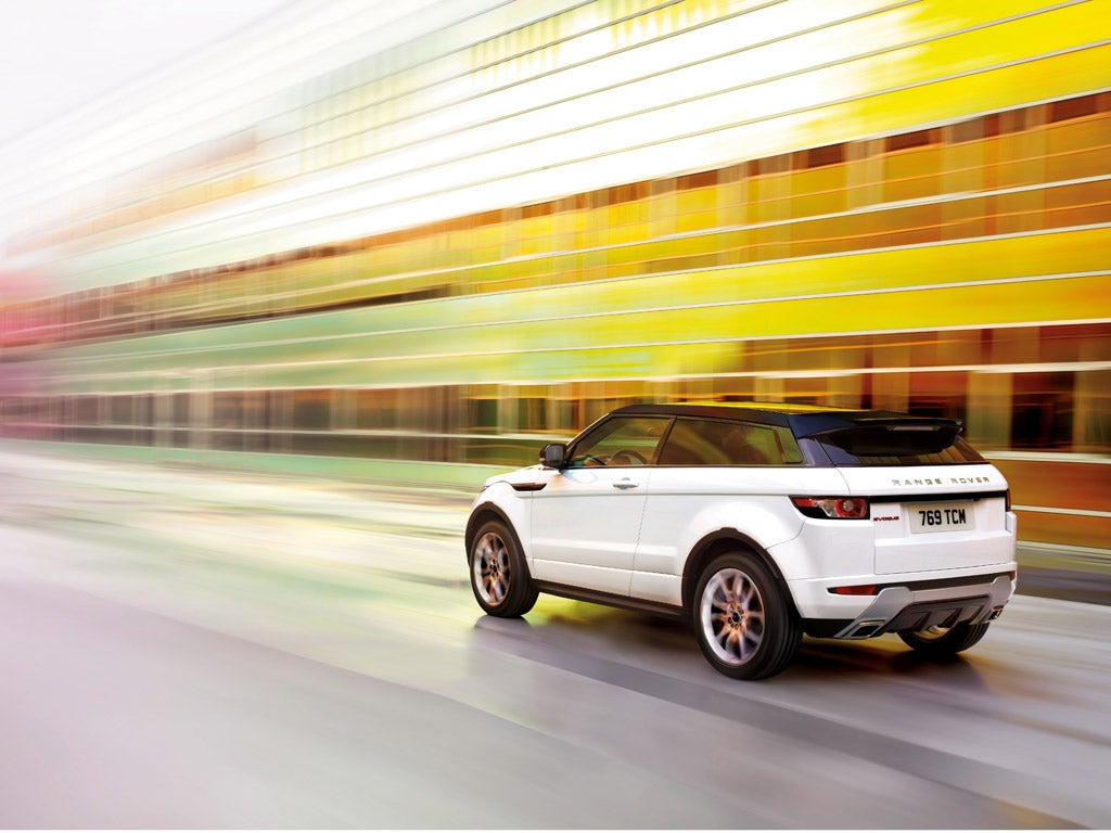 The Land-Rover Evoque