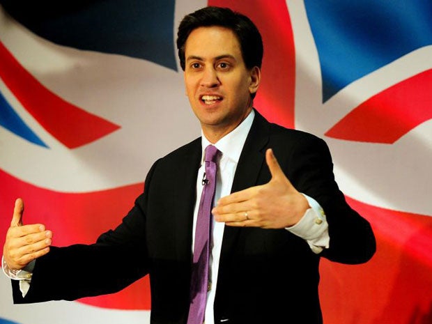 Ed Miliband today promised new measures to prevent British people being 'locked out' of jobs