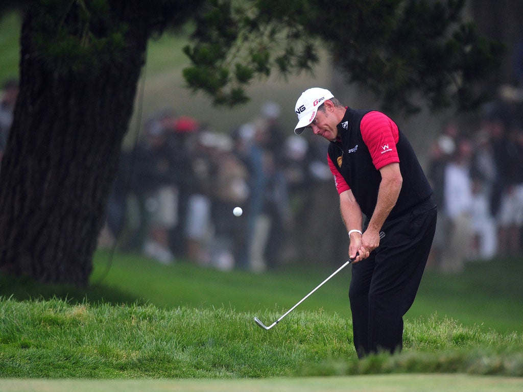 Lee Westwood at the US Open