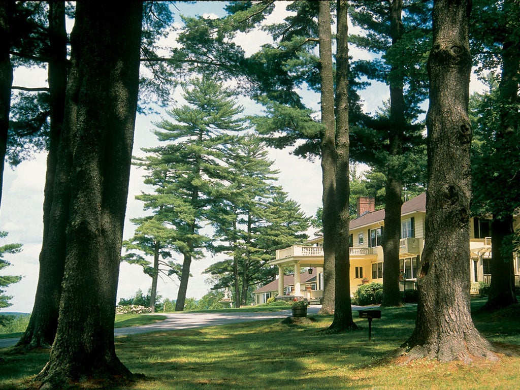The Manor on Golden Pond, New Hampshire

<p>Canterbury, Cambridge, Coventry ... not English cities, but stylish suites at this hill-top manor house in New Hampshire. Built in 1904 by a wealthy Englishman, it was later owned by an American photographer, before being converted into an inn during the Fifties. Today, it pays homage to its heritage, with the Three Cocks Pub, traditional "chambers", daily afternoon tea and an elegant wood-panelled dining room. In front, the shimmering Lake Squam is the spot for boat tours, kayaking and fishing.</p>

<p>The Manor on Golden Pond, 31 Manor Drive, Holderness, New Hampshire (001 603 968 3348; manorongoldenpond.com). Doubles start at $327 (£218), including breakfast.</p>