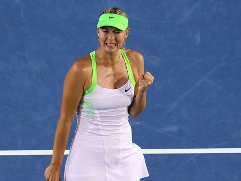 Maria Sharapova who went to Nick Bollettieri's academy when she was nine